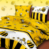 1,5-спальный комплект постельного белья Спал Спалыч "Пчёлы 1"