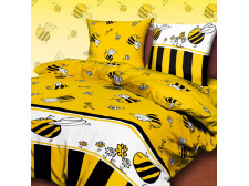1,5-спальный комплект постельного белья Спал Спалыч "Пчёлы 1"