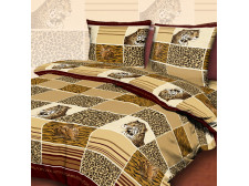 Семейный комплект постельного белья Спал Спалыч "Tiger 1"