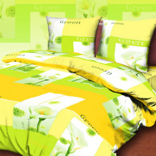 1,5-спальный комплект постельного белья Спал Спалыч "Green 3"