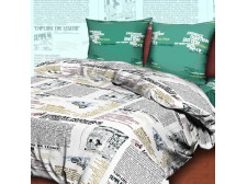 1,5-спальный комплект постельного белья Спал Спалыч "News"